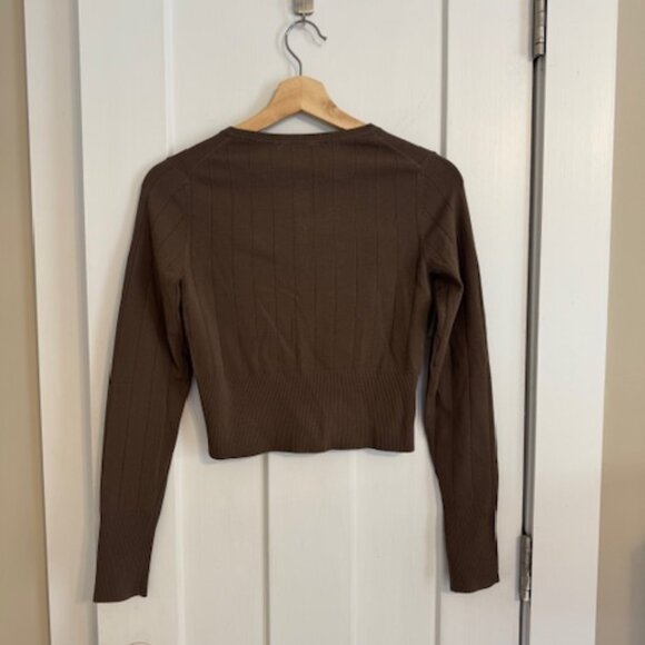 (Jenni Kayne) NWOT Ribbed Finley Cardigan in Olive - Picture 6 of 7